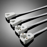 Light Box Electrical Cable with Power Cord for T8-STYLE Advertising Light Box, PVC Sheath Flame Retardant 0.3mm Wire Core, 15cm Cable Length
