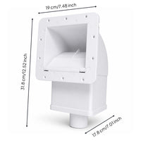 Wall Skimmer Compact Skimmer with Flap Molded Pool Inlet for Installers