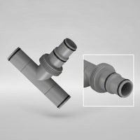 Pool Hose Connector with Sealing Rings Leak-Proof Pool Hose Connector T-Joint Compatible Universal