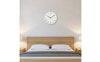 Wooden Wall Clock Non Ticking Roman Numeral Wall Clock Decorative for Office