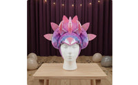 Triceratops Headband Photo Prop Triceratops Costume 3D Design Dinosaur Cosplay Accessories for Adults, Women