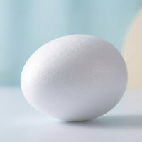 Easter White Foam Eggs, Available in Various Sizes, are Colorable Polystyrene Foam Eggs that are Easy to Decorate, Making Them Ideal Materials for Craftsmen, School Projects, and Art Classes