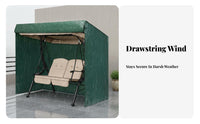 Rainproof Outdoor Swing Cover Dustproof Garden Swing Cover for Homeowners, Gardeners, Balcony, Courtyard, Backyard
