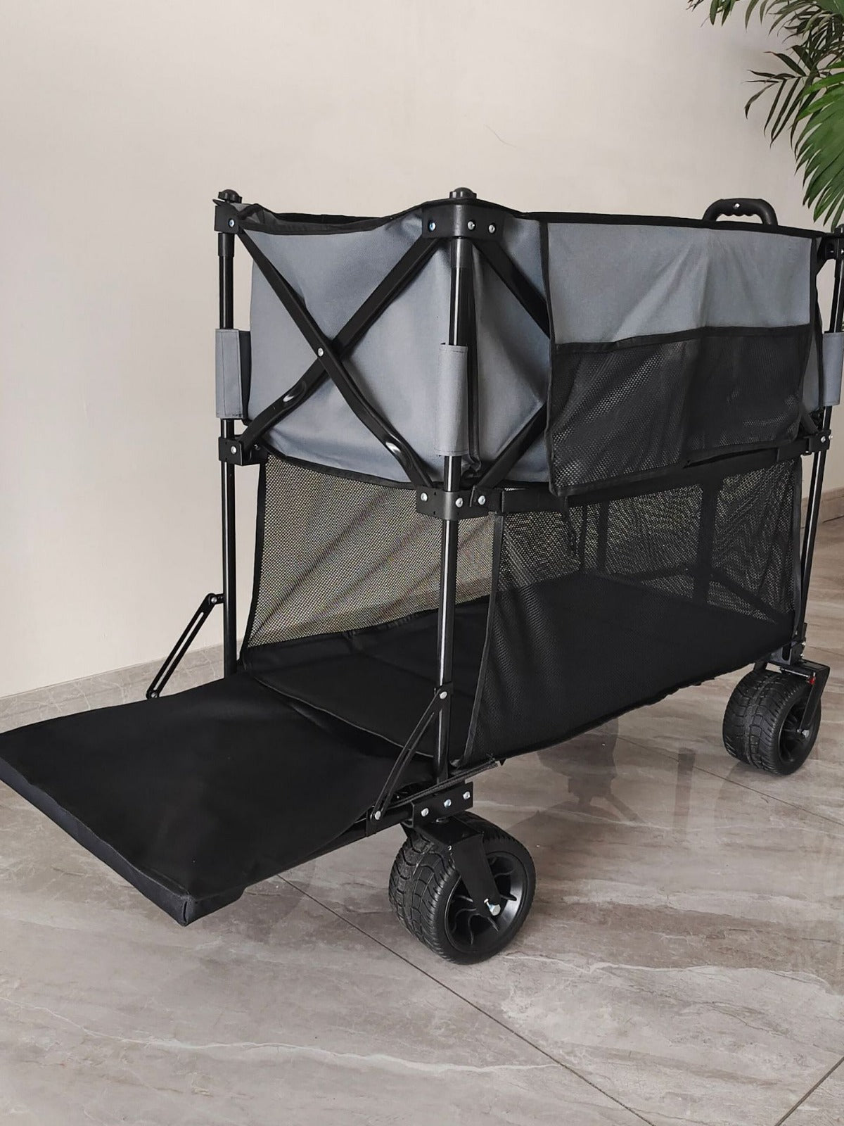 YJX Folding Outdoor Camping Cart, Multi-functional, Beach/Fishing/Camping