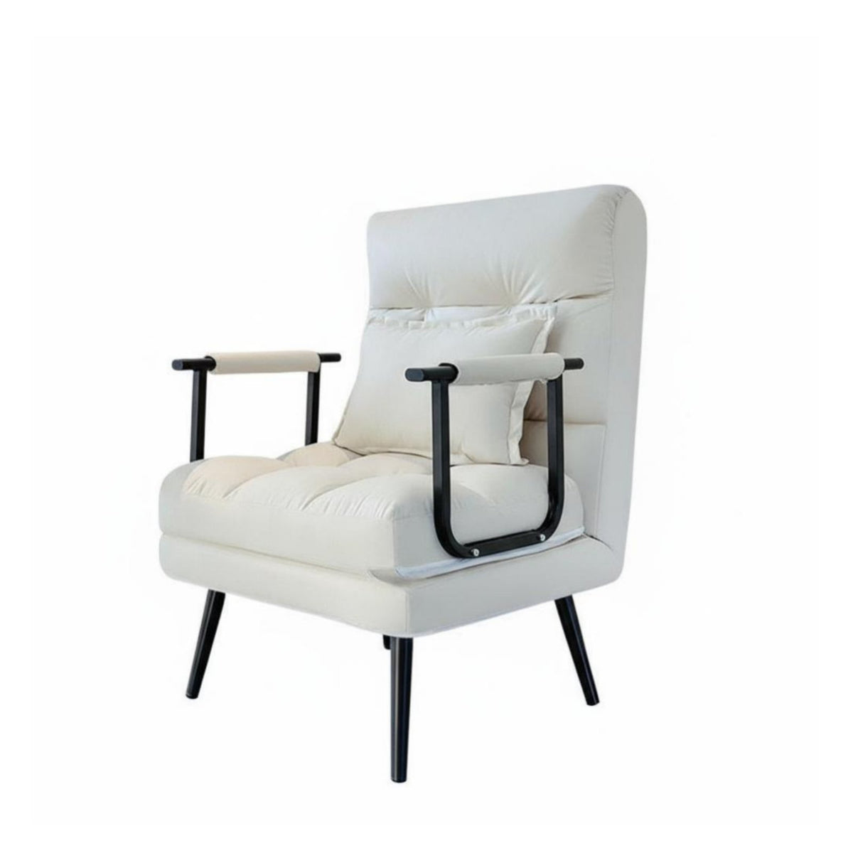 Foldable Not on Ice Rest Lounger 2-in-1 Design Pull-out Chair Bed Space-Saving Multipurpose Furniture Easy Conversion for Guests, Students, Hospital Visitors, Rest Ping, Small Areas, Guest Room, Bedroom