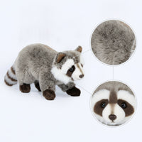 Raccoon Stuffed Animal Soft Stuffed Toy Raccoon Cuddly Cute for Children, Bedroom, Nursery
