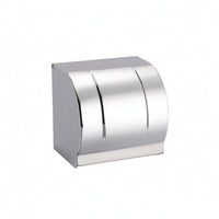 Toilet Tissue Holder with Shelf Enclosed Hardware