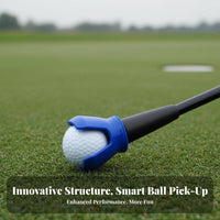 Easy to Install Golf Ball Picker Upper Quick Installation Golf Ball Grabber Claw No Bending for Golfers, Seniors, Putting Green, Outdoor
