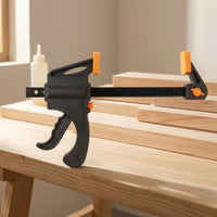Mini Trigger Clamp Compact Woodworking Clamp Quick-Release Lightweight for Woodworkers, DIYers, Makers, DIY Projects, Workshops