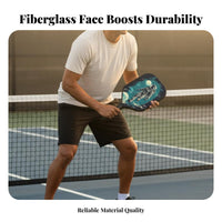 Pickleball Paddle Non-Slip Grip Pickleball Paddle Set Lightweight Shock Absorption for Tournament Play