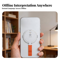 AI Voice Interpreter Instant Interpretation Portable Language Interpreter Simultaneous Interpretation Mobile Accessory for Journeyers, Travel