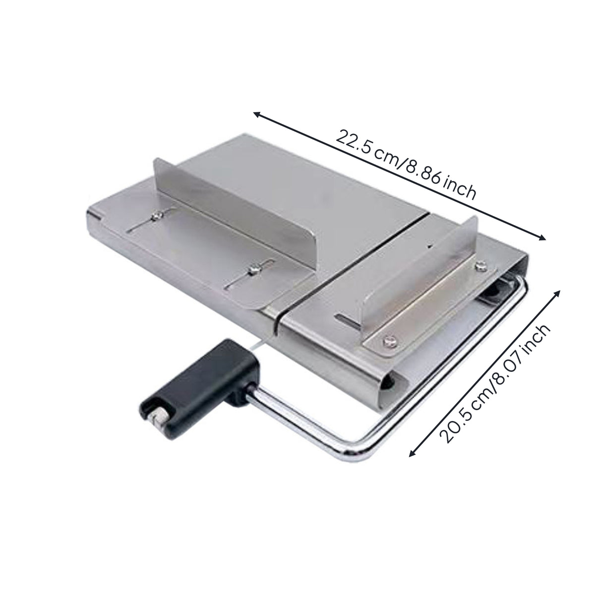 Stainless Steel Soap Cutting Stand with Wire Heavy Duty Wire Soap Cutter Long-Lasting Professional-Grade for Home Workshops