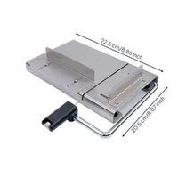 Stainless Steel Soap Cutting Stand with Wire Heavy Duty Wire Soap Cutter Long-Lasting Professional-Grade for Home Workshops