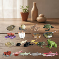 Easy-to-Clean Educational Toy Hand-Painted Animal Figurine Realistic Animal Miniature Plastic for Children, Toddlers, Collectors, Classroom, School Projects, Shelf Display