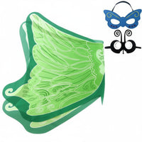 Includes Accessories flutterer Shawl with face covering lively hues flutterer Shawl Set universal size Fairy appendages Lightweight material for children, Girls, young children, Stage Performances, Halloween, Birthday Parties, Music event