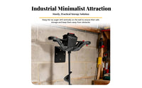 Ice Fishing Auger Holder Sturdy Wall Mounted Tool Hanger Space Saving Wall Mount Tool Rack for Gardeners, Workshop, Basement