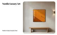 Ready to Hang Industrial Design Framed Picture Elegant Design Nordic Decorative Painting Aluminum Alloy Frame Modern Abstract Wall Art Waterproof for Homeowners, Interior Designers, Office Workers, Living Room, Hallway, Bedroom