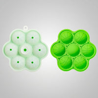 Soft Drinks Round Ice Maker for a Home Bar, Reusable Silicone Ball Maker with Easy Release, Food-Grade Kitchen Gadgets, Gift for Him 7-Ice Tray