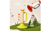 Toy Trumpet Handheld Trumpet with Handle Instrument Brightly Colored Instrument Sensory for Toddlers, Playroom, Home