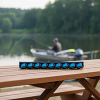 9 Slot Fishing Rod Rack Space Saving Fishing Rod Storage Rack for Home, Garage