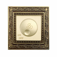 3D Floral Switch Plate Elegant Faceplate Luxurious for Renovation