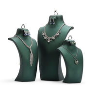 Jewelry Store Window Display Mannequin Necklace Stand Set