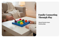 Nine Color Game Screen Entertainment Color Positioning Puzzle Bright Colors IQ Puzzle Game for Preschoolers, Parents, Classroom, Home, Car Trips