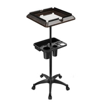 Salon Tool Cart with Trays Multi-Compartment Hair Trolley Easy to Clean Hairdresser Trolley for Hairdressers, Barbers