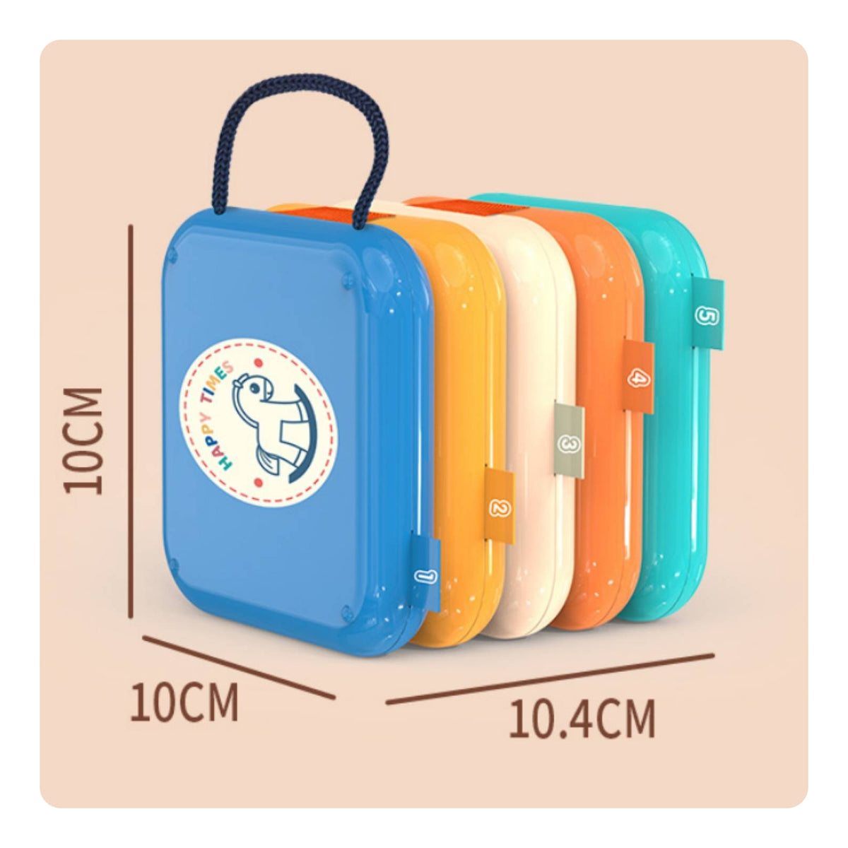Activity Cube with Strap Hand-Eye Coordination Busy Toy Developmental Toy with Mirror Sensory Busy Board with Activity Panels