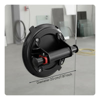 Pressure Gauge Vacuum Suction Lifter 200 Kg Load Capacity Glass Suction Lifter Easy to Use Lifting Tool for Panel Handling