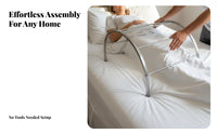 Collapsible Design Bed Blanket Support Frame Easy Assembly Bed Blanket Cradle Enhanced Sleep for Thermal Injury Victims, Hospital, Bedroom