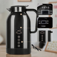 Vehicle Electric Kettle 12V-24V Electric Travel Kettle Temperature Holding Hot for Truckers, Commuters, Road Trips, Truck
