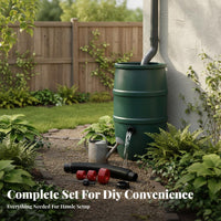 Rain Barrel Overflow Kit Leakproof Rain Barrel Linkage Set Easy Installation Rainwater Diverter Hose Set for Garden, Outdoor