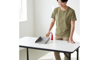 Mini Desktop Dustpan Thickened Stainless Steel Dustpan Compact Household Cleaning for Kids, Desk, School