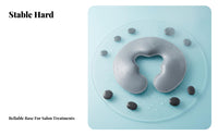 Skin-Friendly U-Shaped Silicone Pillow Easy to Clean Silicone Face Cradle Ergonomic Design for Beauticians, Estheticians, Facial Treatments