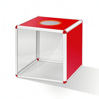 Lottery Box with Circular Slot Cube Drawing Box Sturdy for Prize Draws, Giveaways, Company Events