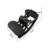 Stair Stepper with Resistance Band Resistance Cords Small-Step Machine Display Console Step Exercise Machine