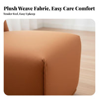 Minimalist design Upholstered Single Sofa space-saving Size cumulusShaped Armchair Easy-to-Clean Fabric Indoor Furniture Creative stand apartline for Small Apartment Dwellers, Design aficionados, Living Room, Balcony, Bedroom, perusing Corner