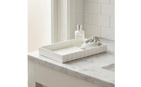 Modern Catchall Tray Versatile Fluted Decorative Tray Minimalist Home Design Decor for Entryway, Bedroom, Washroom