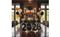 Graduation Sign Board Tabletop Display Graduation Autograph Board Wood Desktop Ornament for Ceremony