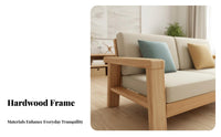 Includes Chaise Lounge L-Shaped Wooden Frame Sofa Simple Design Multi-Piece Couch with Ottoman Raised Legs Living Room Furniture Modular for Apartment Dwellers, Families, Homeowners, Home, Entertainment Space