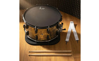 10-Lug 14 Inch Snare Drum Marbled Finish Poplar Snare Drum Drumsticks Included Percussion Instrument