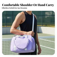 Pickleball Bag Waterproof Pickleball Paddle Bag Large Capacity Adjustable Strap for Training, Gym