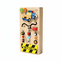 Busy Board Hand-Eye Coordination Board Fine Motor Skills Toy for Kids, Indoor, Travel