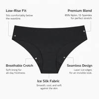 C Section Recovery Underwear for Women with Low Rise Design, Postpartum Maternity with Ice Silk Material, Seamless Knickers After Birth