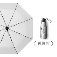 超强防晒遮阳伞防紫外线女晴雨两用太阳伞小巧便携双层雨伞upf50+