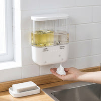 Two-Chamber Soap Dispenser Motion-Activated Soap Dispenser with Two Chambers Electric for Kitchen