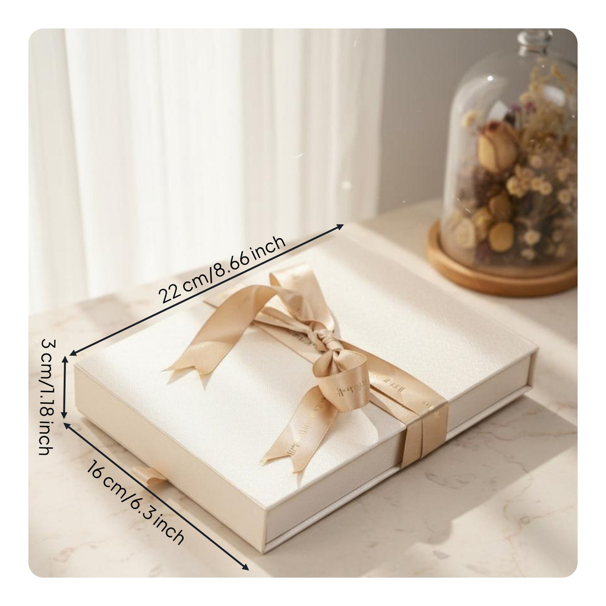 Pearl Necklace Box Soft Shielded Interior Necklace Gift Box Sturdy Frame Silk Finish Jewelry Case for Special Occasions