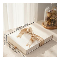 Pearl Necklace Box Soft Shielded Interior Necklace Gift Box Sturdy Frame Silk Finish Jewelry Case for Special Occasions