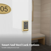 Lockable Doors Wooden Multi-Door Locker High Capacity Commercial Changing Cabinet Multi-Door Storage Locker Water-Resistant for Employees, Salon, Gym, Spa, Dormitory